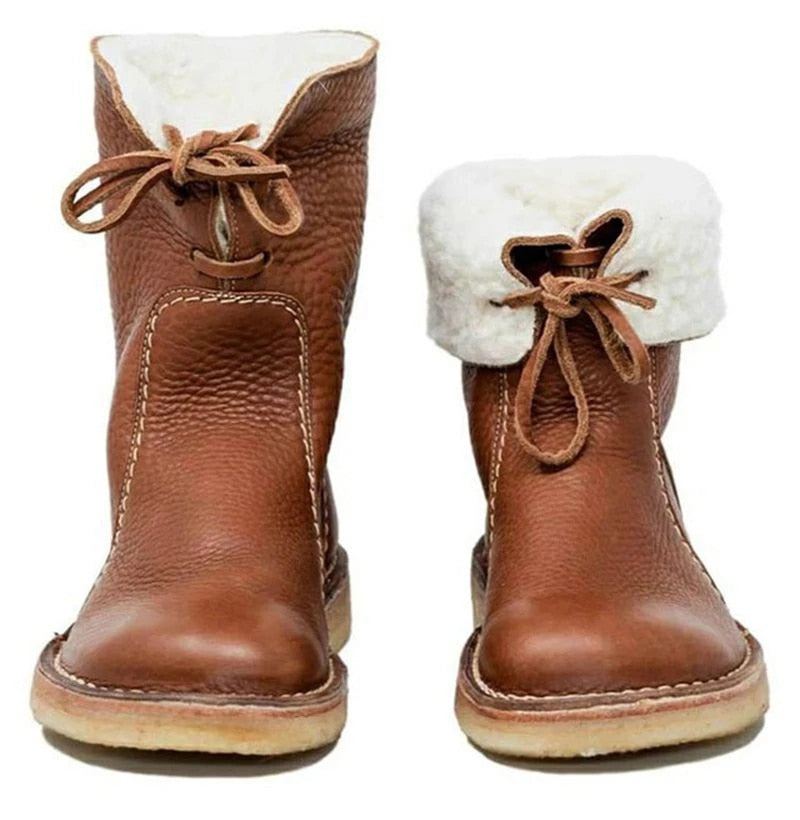 Asami - Damenstiefel mit Wollfutter und wasserdicht