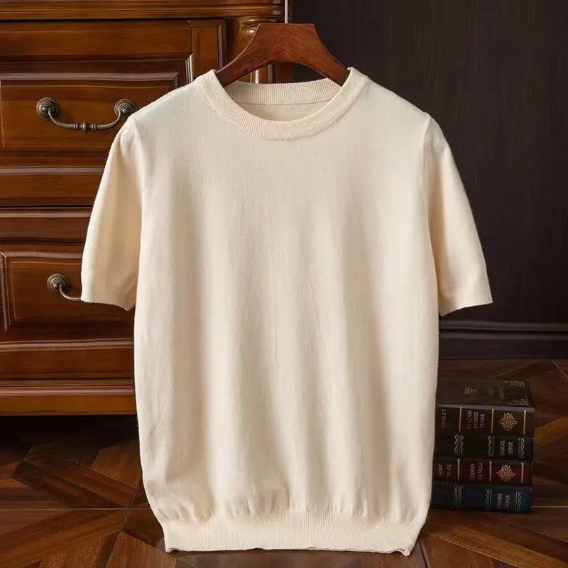 Rick - T-Shirt in Weichem Kaschmir für Komfort den Ganzen Tag