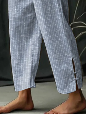Elaine – Gestreifte Hose mit Taschen