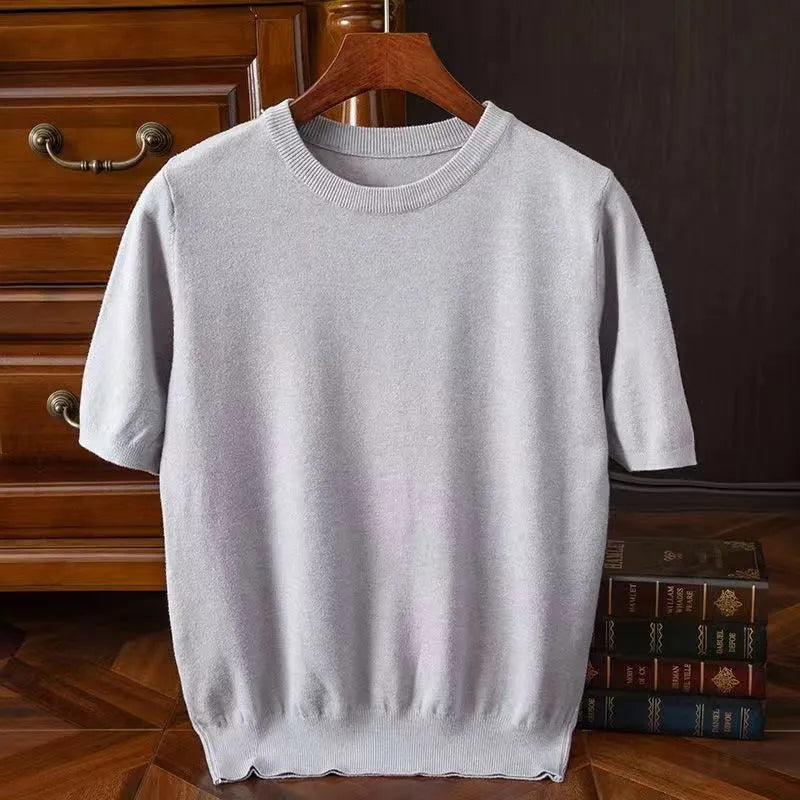 Rick - T-Shirt in Weichem Kaschmir für Komfort den Ganzen Tag