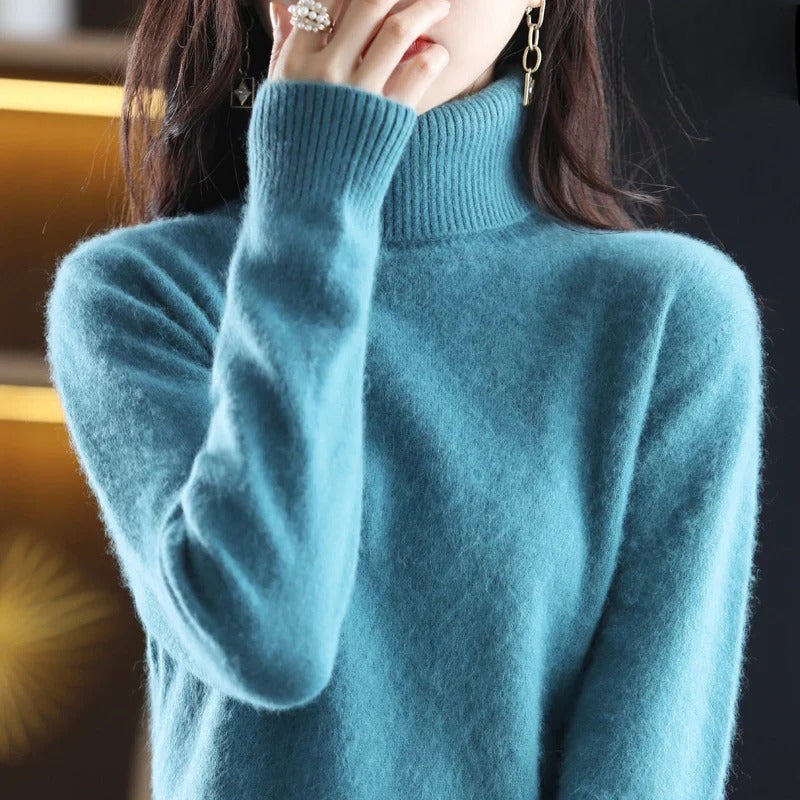 Letizia – Stilvoller Pullover mit hohem Kragen