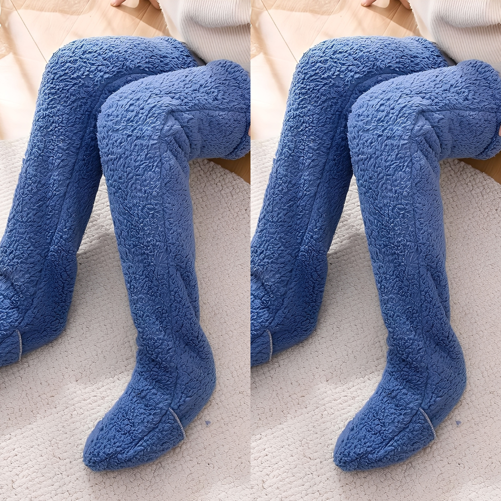 Camellia - Warme, kniehohe Wintersocken für Frauen
