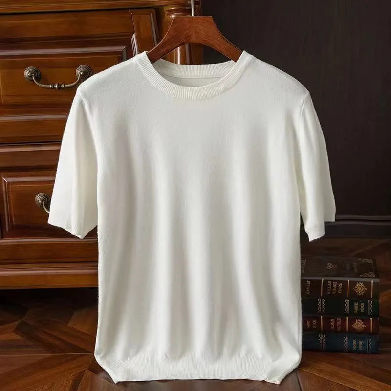 Rick - T-Shirt in Weichem Kaschmir für Komfort den Ganzen Tag