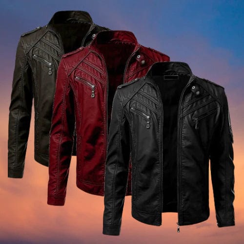 Lucas - Luxuriöse Lederjacke im modernen Stil