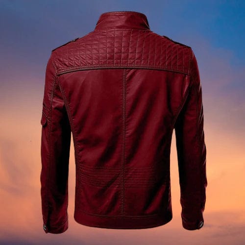 Lucas - Luxuriöse Lederjacke im modernen Stil