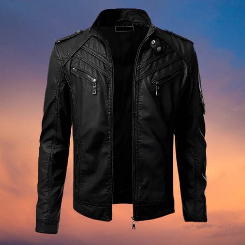 Lucas - Luxuriöse Lederjacke im modernen Stil
