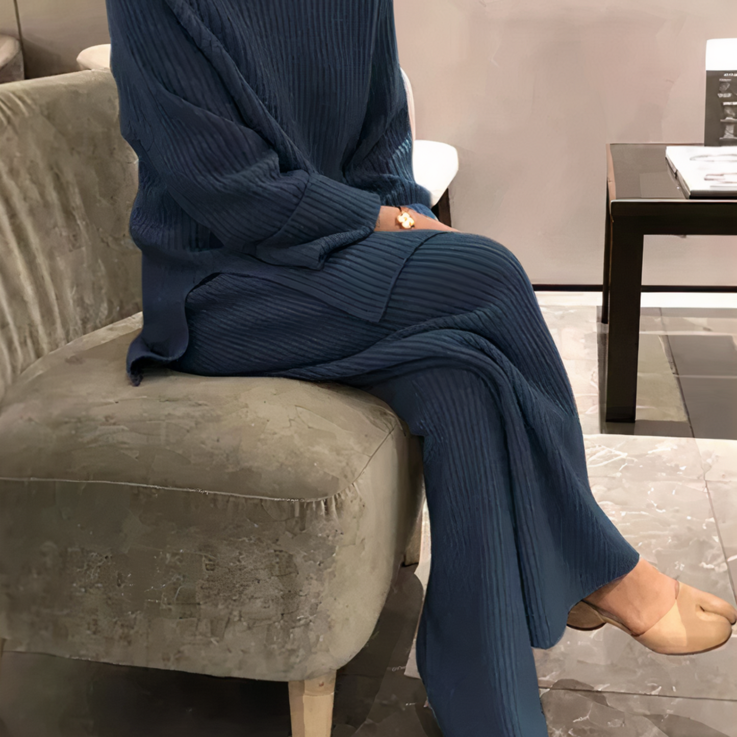 Samantha – Strickset mit Pullover & Hose für Freizeit