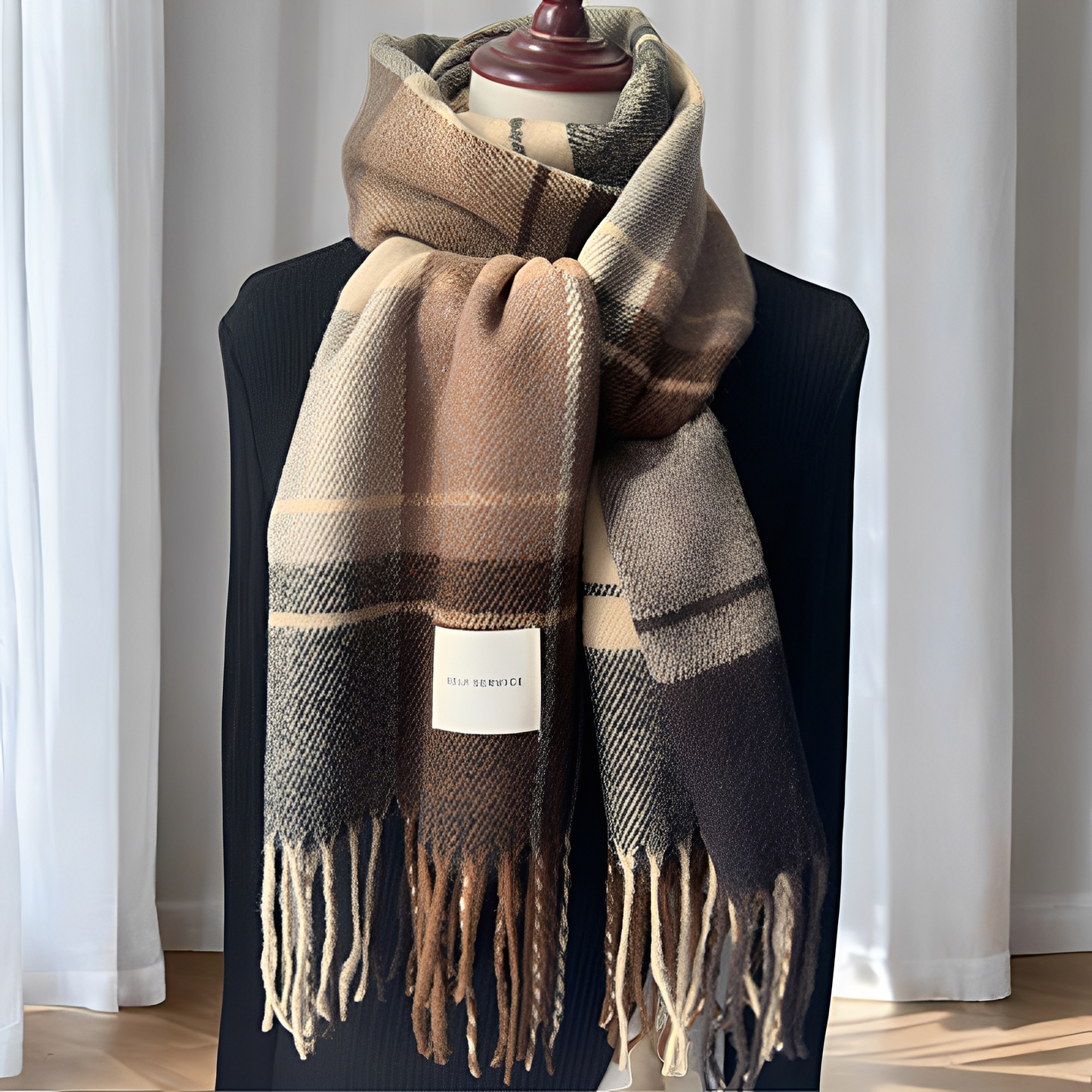 Charmaine - Schicker, warmer langer Frauenmantel