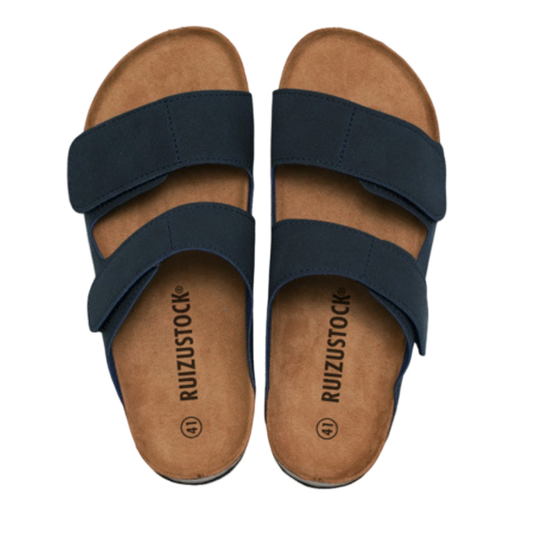 Vespera – Ledersandalen für Herren mit praktischem Klettverschluss