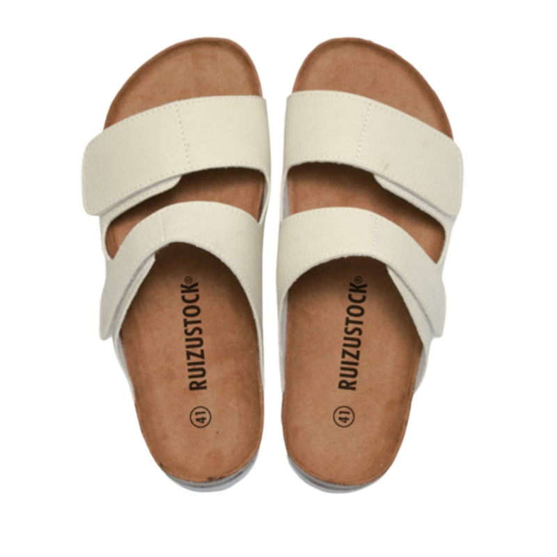 Vespera – Ledersandalen für Herren mit praktischem Klettverschluss