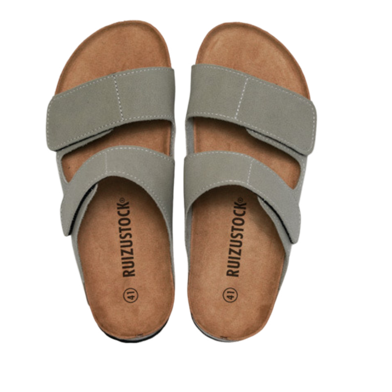 Vespera – Ledersandalen für Herren mit praktischem Klettverschluss