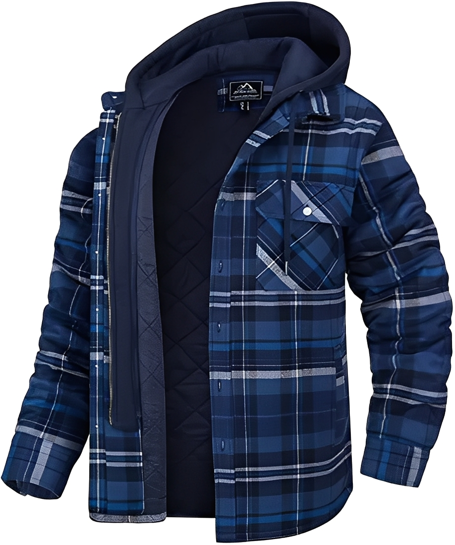Roswell - Herrenjacke mit lässigem Karomuster