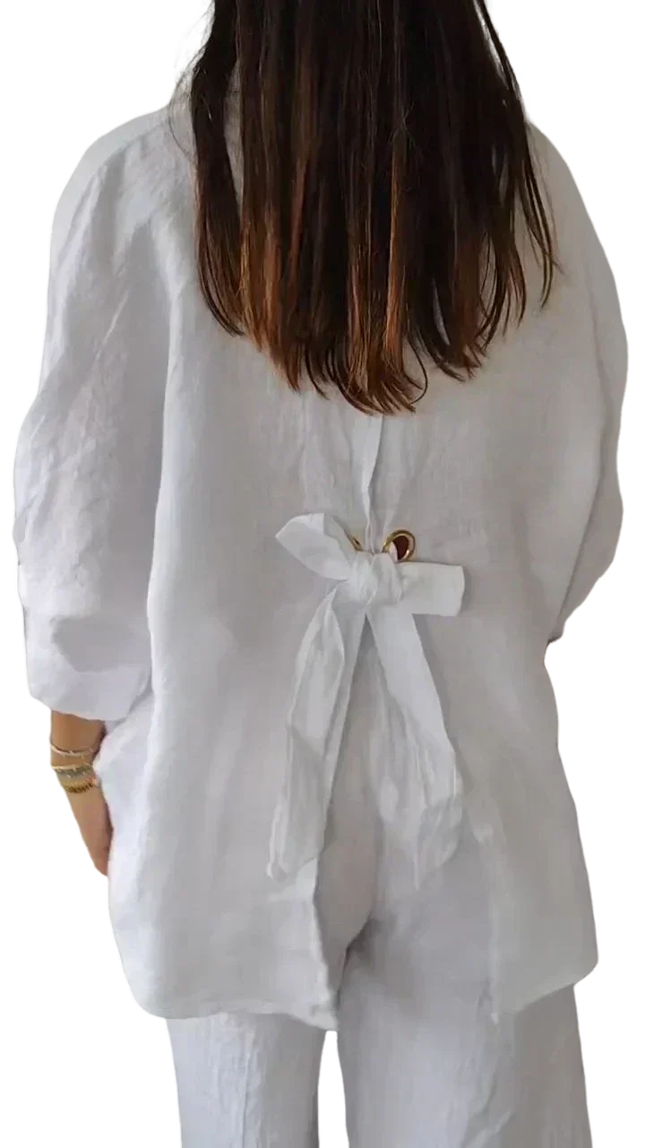 Madison – Klassische Bluse mit Knopfleiste und zeitloser Eleganz
