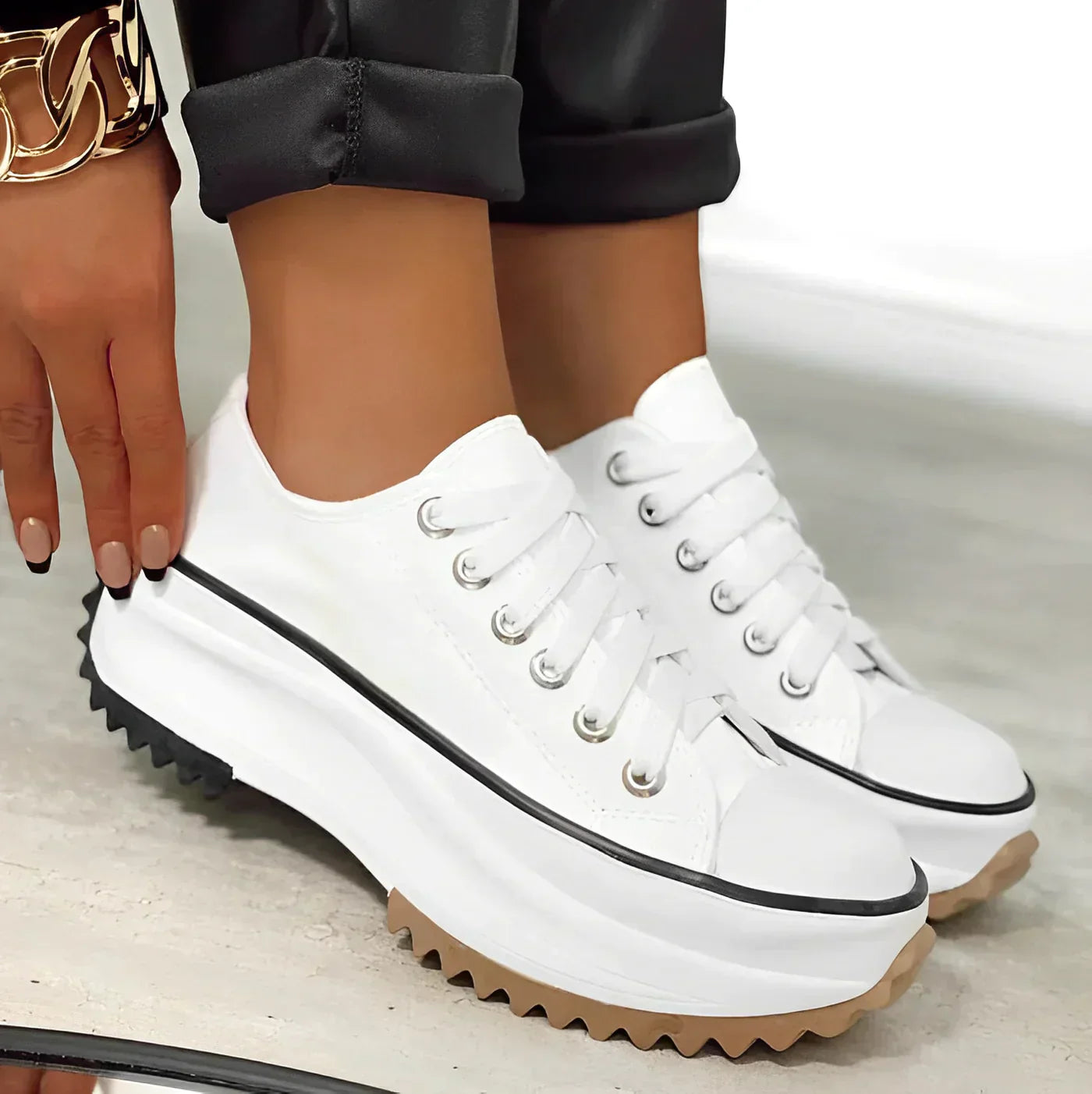 Emily – Plateau-Sneaker mit dicker Sohle