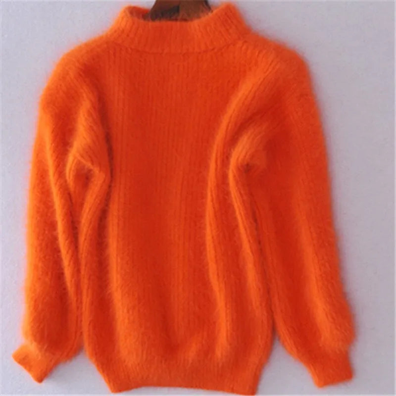 Brenda – Vintage Pulli im Angora-Look