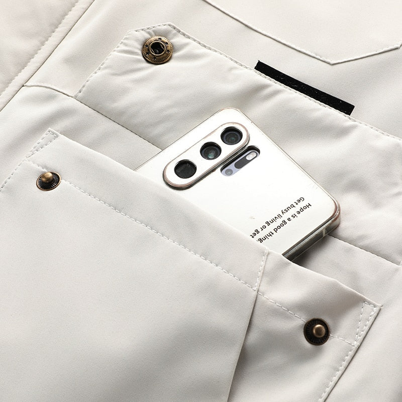 Luke – Wasserdichte Jacke aus Titan
