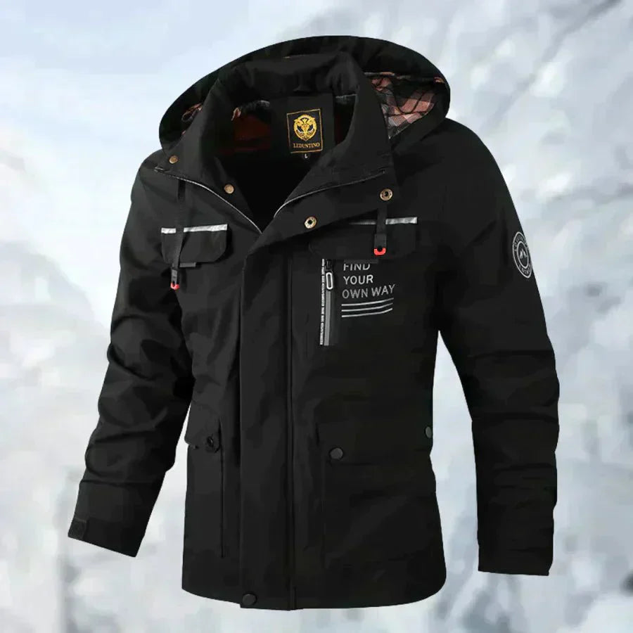 Luke – Wasserdichte Jacke aus Titan
