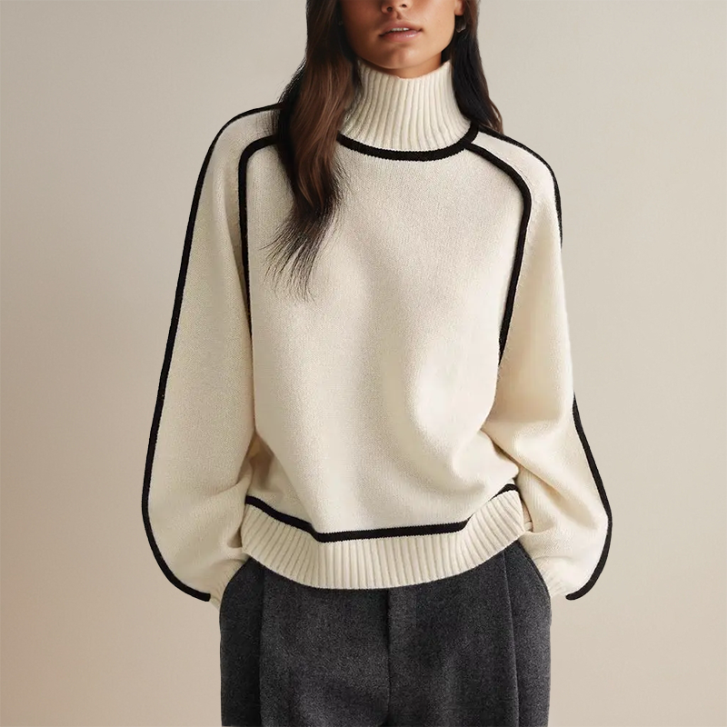 Aurora - Gemütlicher Damen Rollkragenpullover