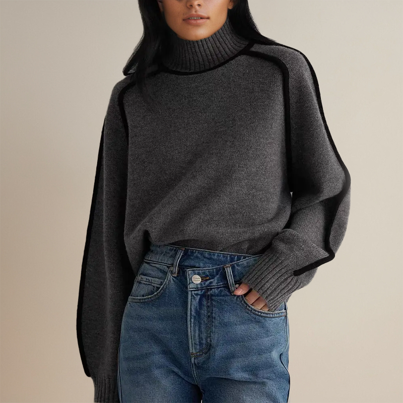 Aurora - Gemütlicher Damen Rollkragenpullover