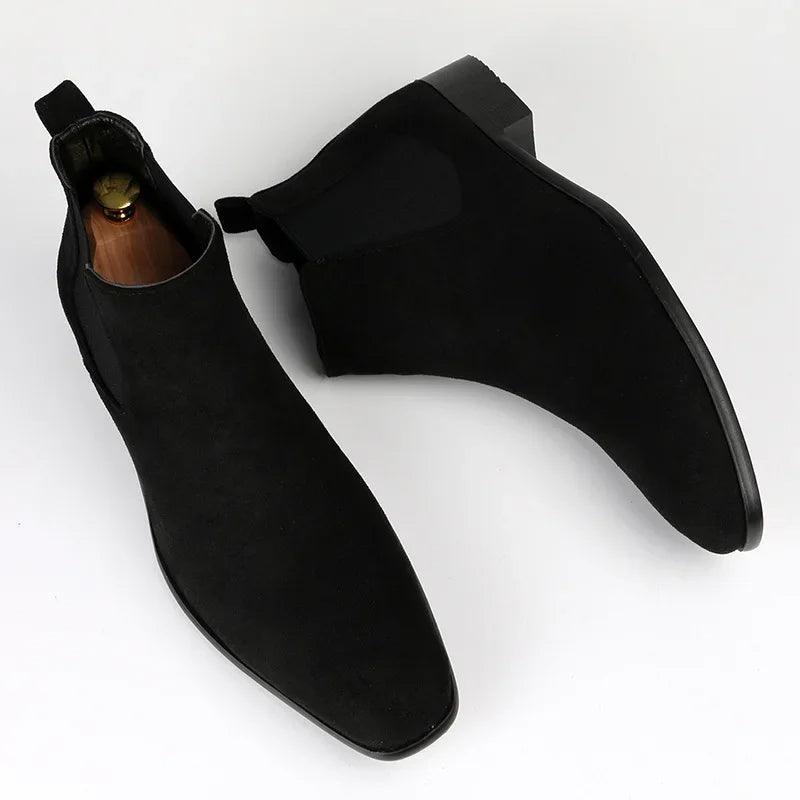 George – Herren Chelsea Stiefel im Wildleder-Stil