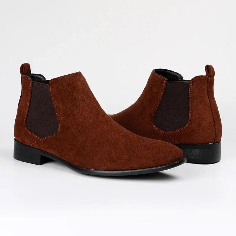 George – Herren Chelsea Stiefel im Wildleder-Stil