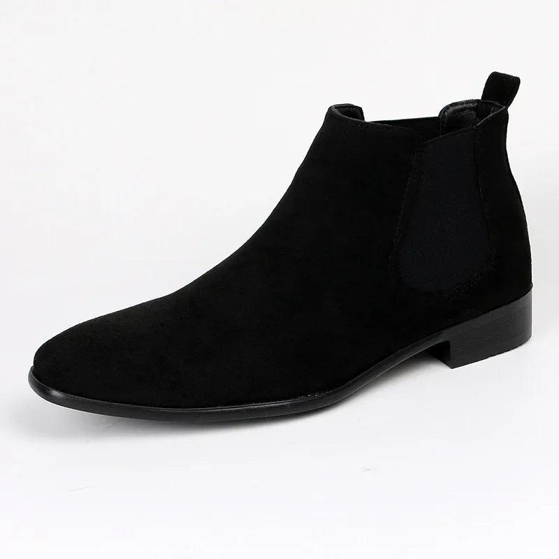George – Herren Chelsea Stiefel im Wildleder-Stil