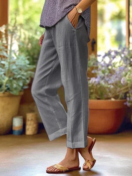 Oona - bequeme Damen-Sommerhosen aus Leinen