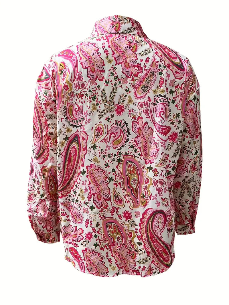 Pamela – Vintage-Bluse mit edlem Paisley-Muster