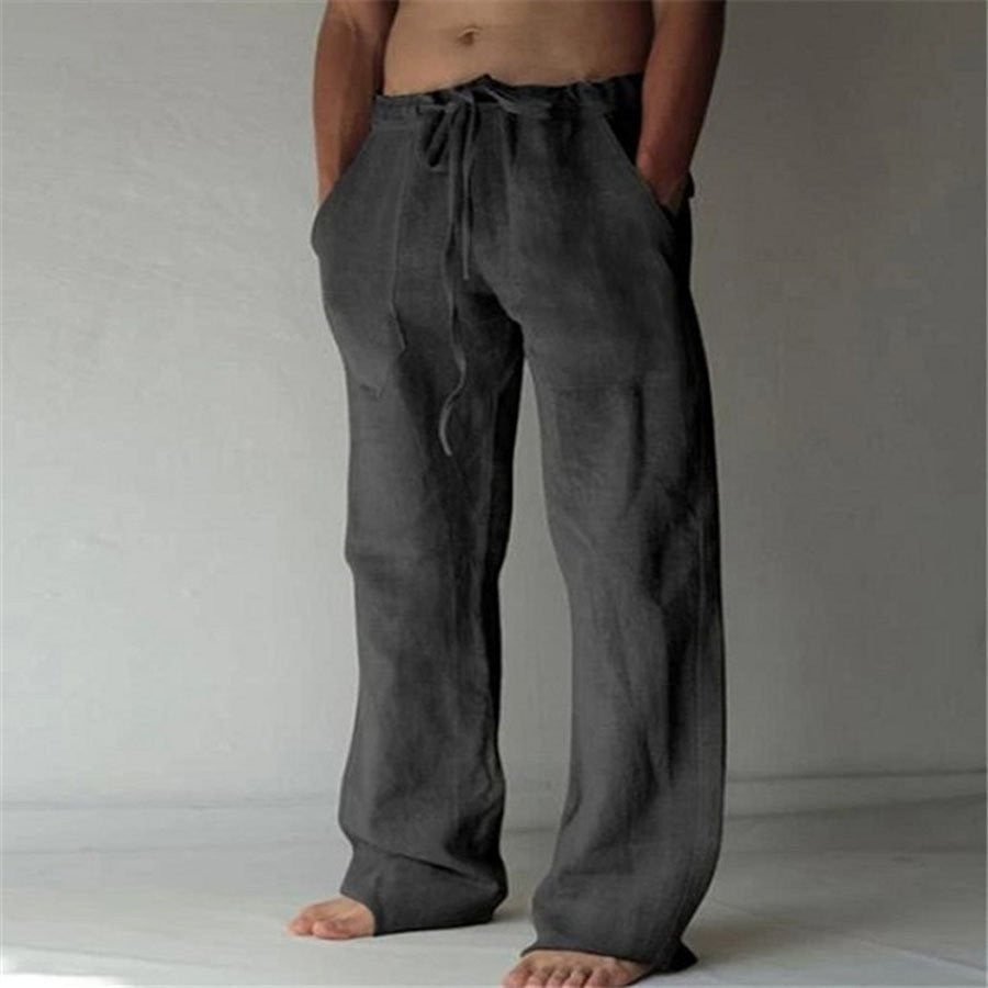 Anton - Casual Leinenhosen in Einfarbig