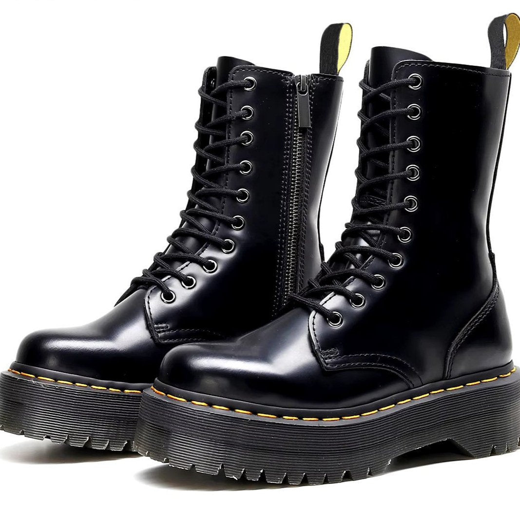 Edda – Winterstiefel mit Profilsohle & Reißverschluss