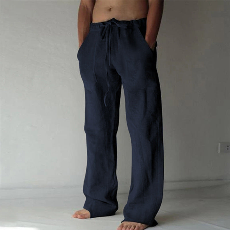 Anton - Casual Leinenhosen in Einfarbig