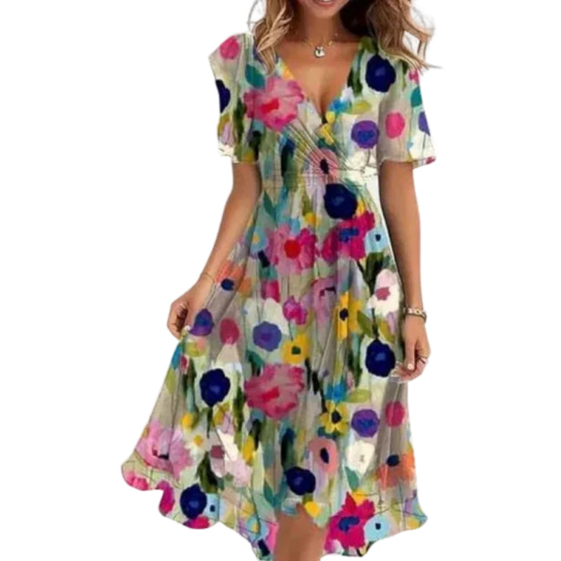Robyn – Sexy Sommerkleid mit V-Ausschnitt