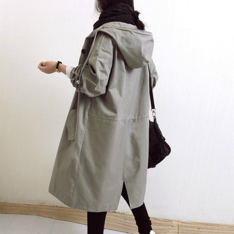 Maren – Damen Trenchcoat Leicht Wasserdicht