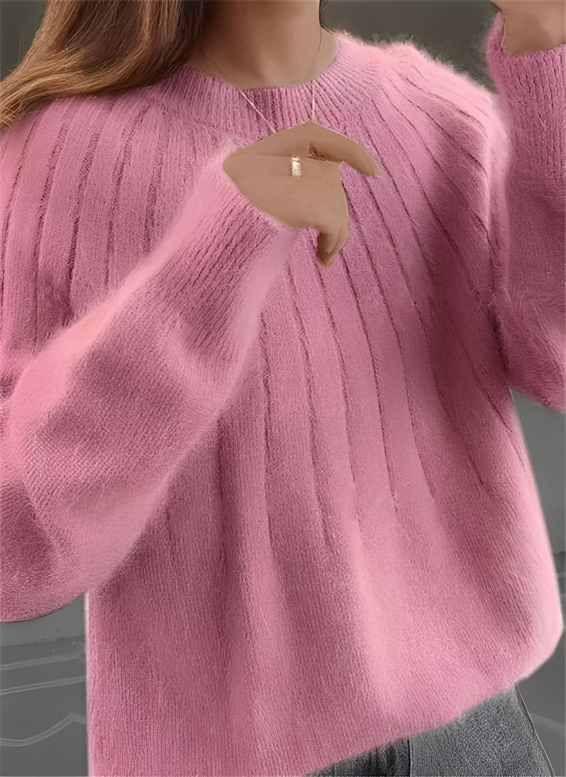 Rorie - Bunter Damen-Kaschmirpullover