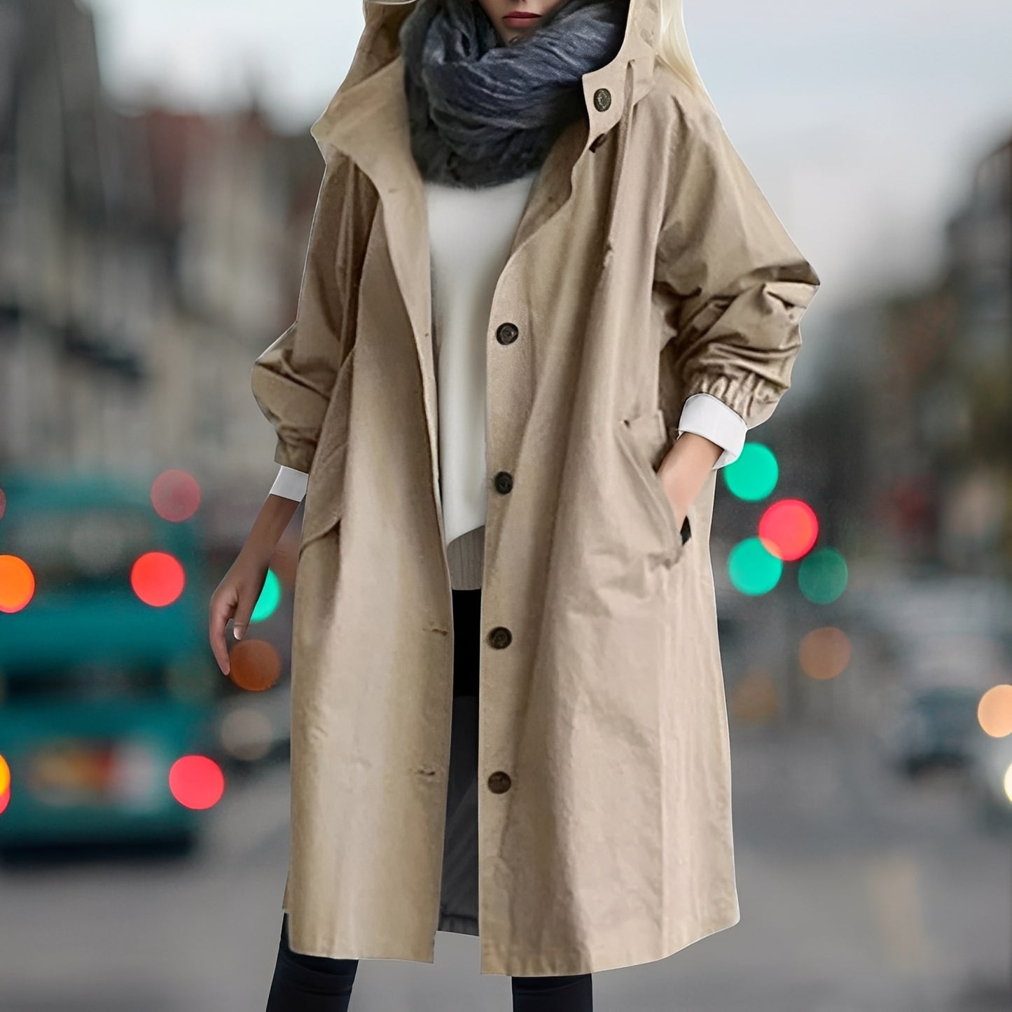 Shavonne - Eleganter wasserdichter Damen-Trenchcoat