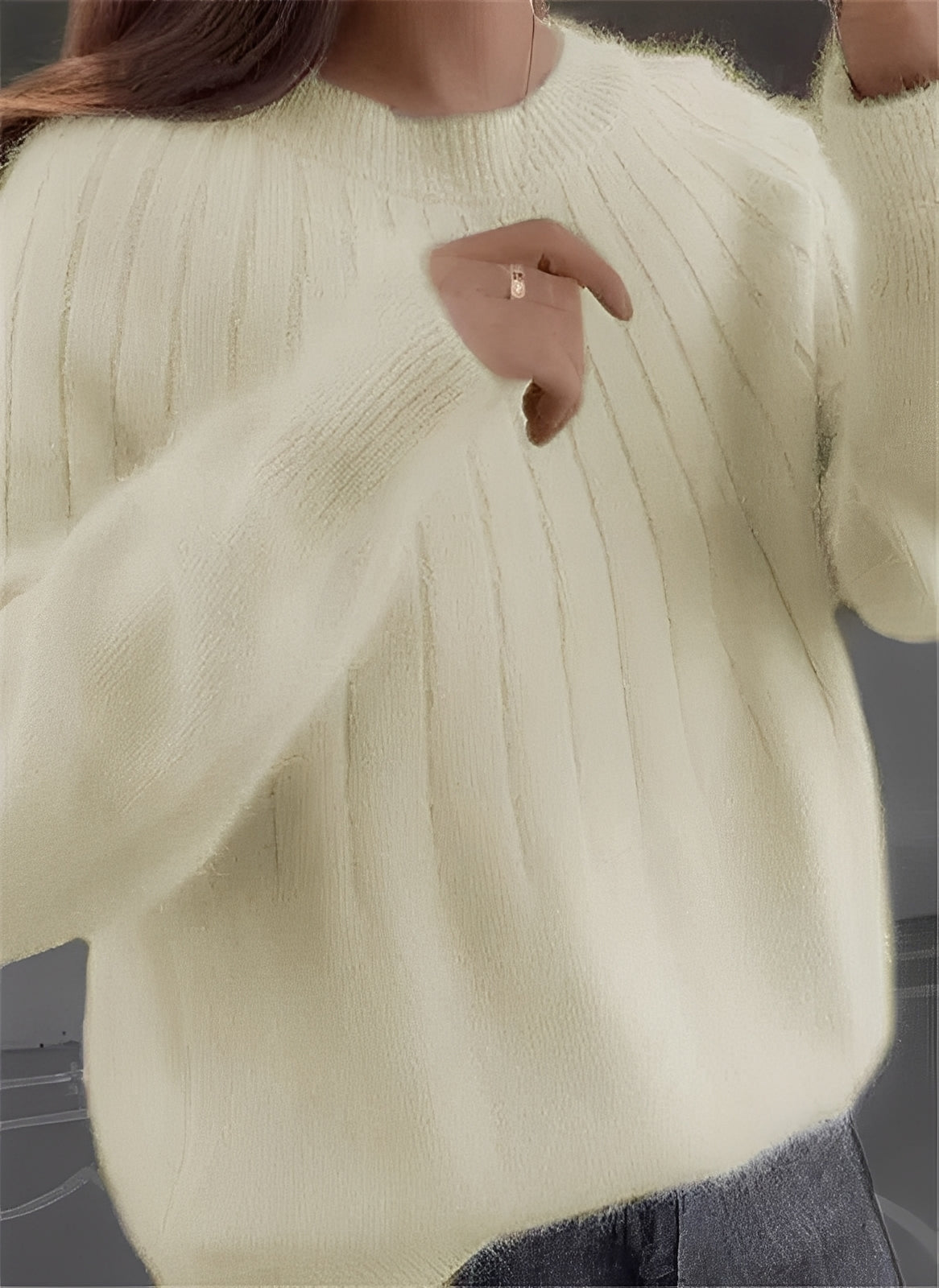 Rorie - Bunter Damen-Kaschmirpullover