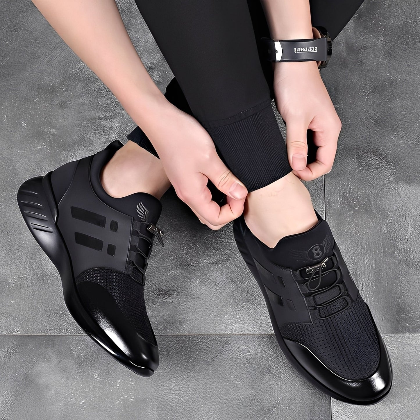 Harmon - Komfortabler Herrensneaker aus Leder