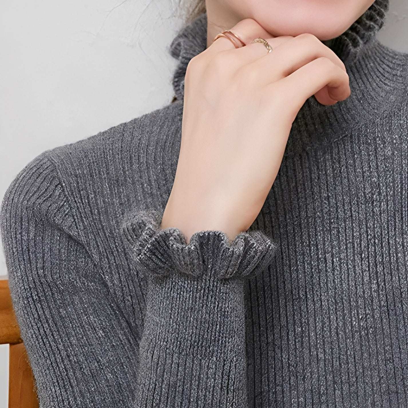Keitha - Eng sitzender Damenpullover aus Kaschmir