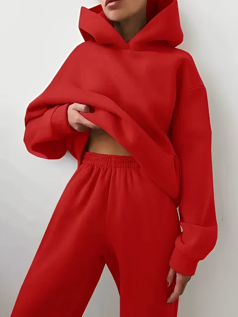 Nora – Damen Kapuzenpullover und Jogginghosen Set