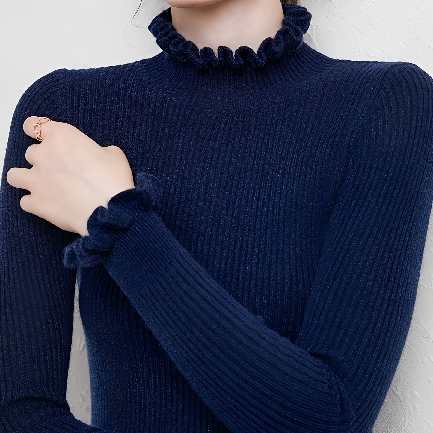 Keitha - Eng sitzender Damenpullover aus Kaschmir