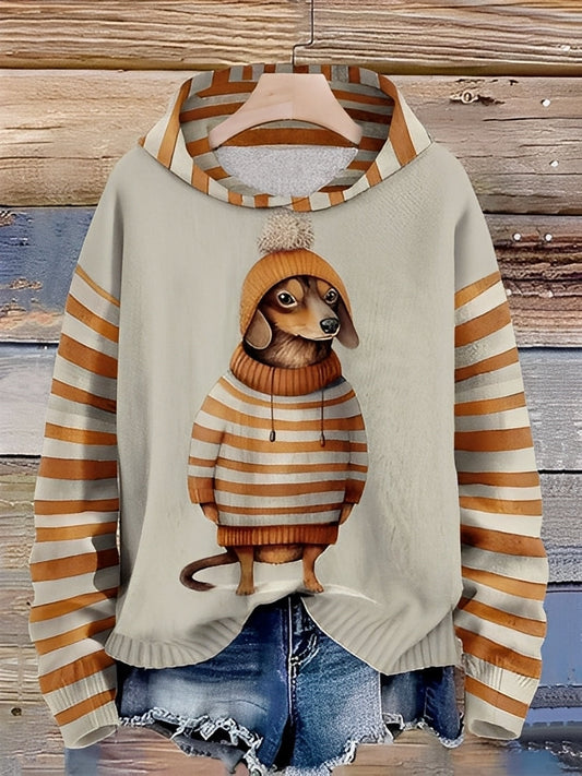 Geffrey - Bequemer Hoodie für Herren mit Print