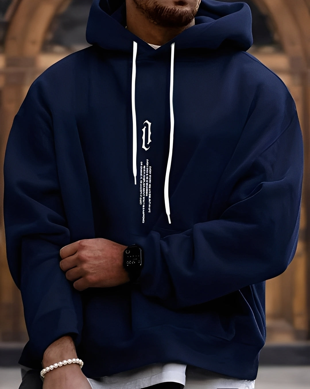 Clayton - Stilvoller und lässiger Herren-Hoodie mit Print