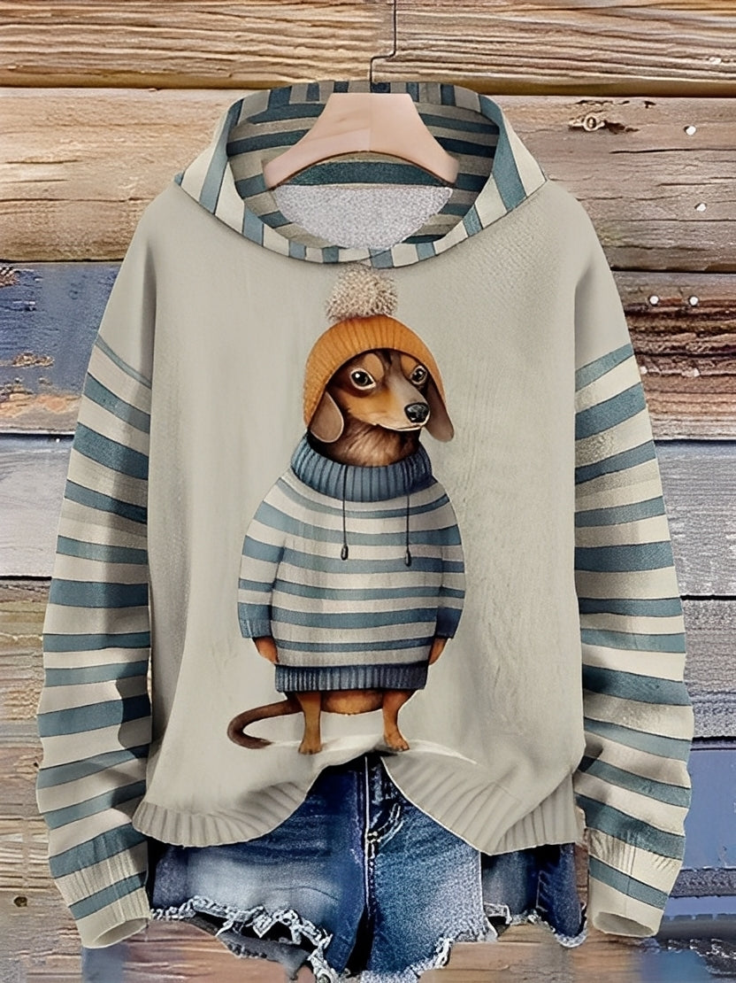 Geffrey - Bequemer Hoodie für Herren mit Print