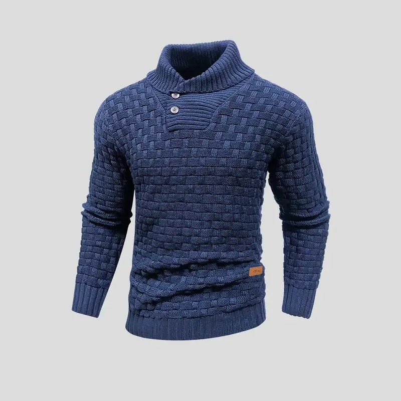 Eldon - Stilvoller Herrenpullover mit Knöpfen