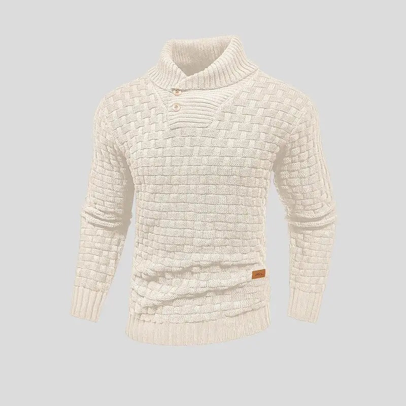 Eldon - Stilvoller Herrenpullover mit Knöpfen