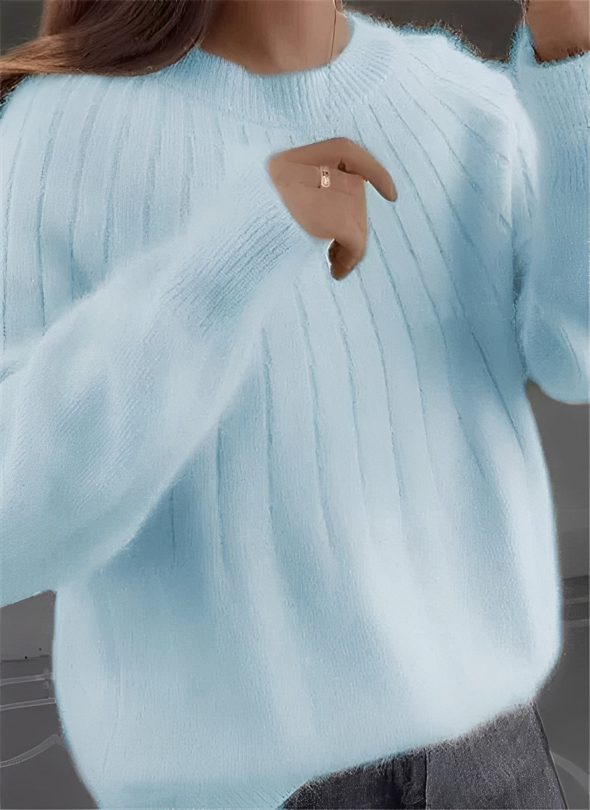 Rorie - Bunter Damen-Kaschmirpullover