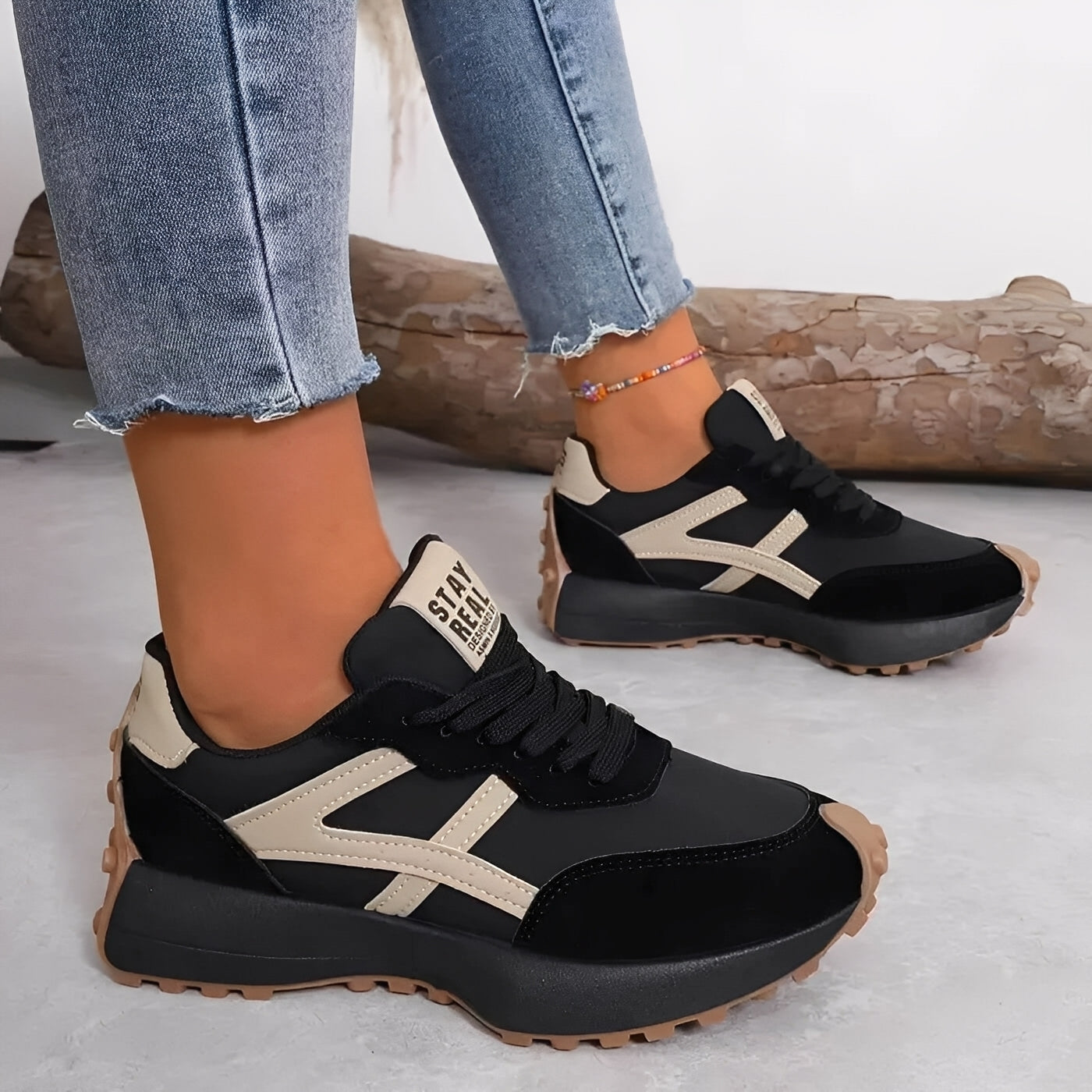 Davena - Damen-Freizeitschuhe mit rutschfester Sohle