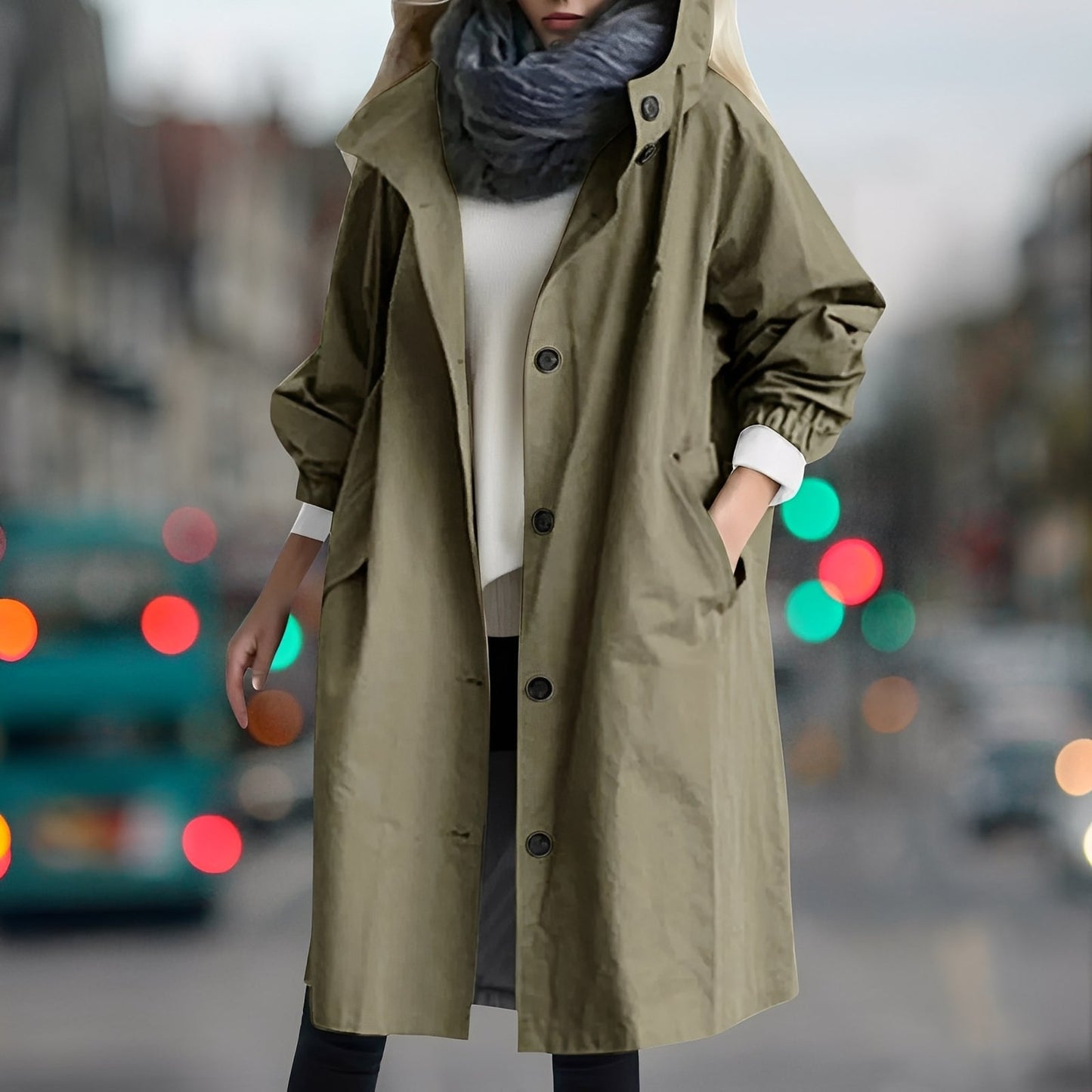 Shavonne - Eleganter wasserdichter Damen-Trenchcoat