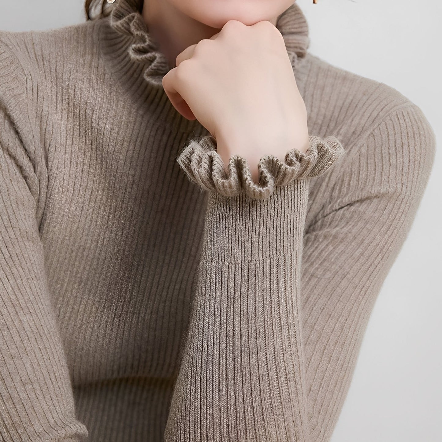 Keitha - Eng sitzender Damenpullover aus Kaschmir