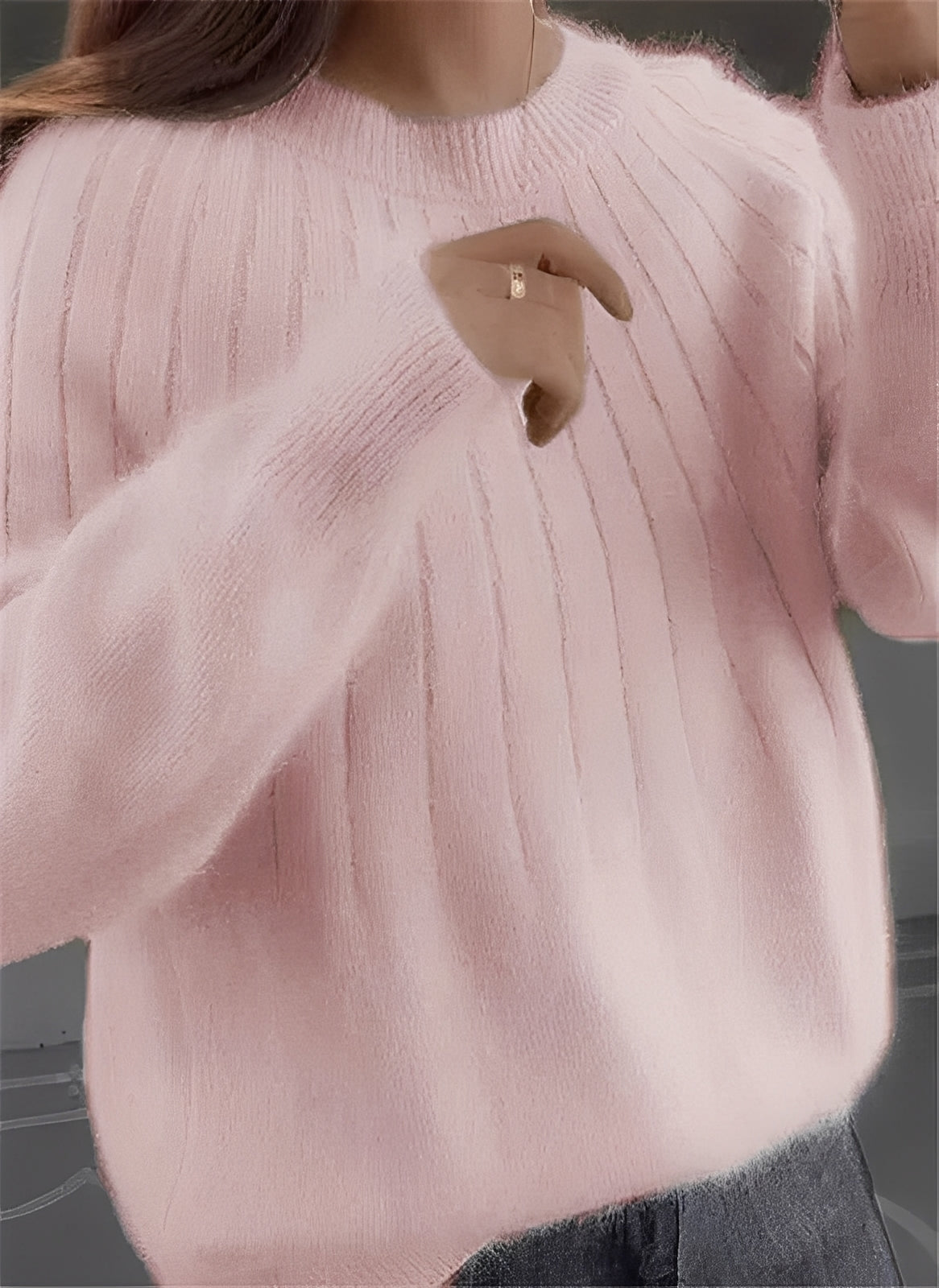 Rorie - Bunter Damen-Kaschmirpullover